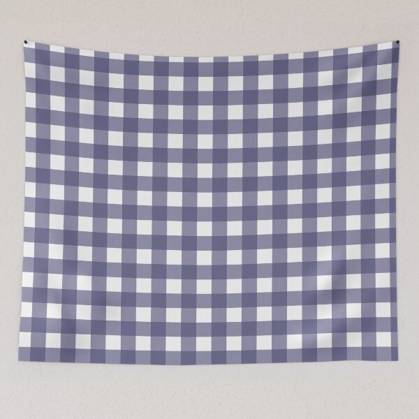Item preview, Navy and white gingham check  designed and sold by LittleBettyMakes.