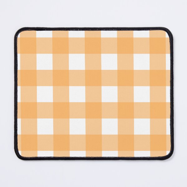 Item preview, Orange and white gingham check designed and sold by LittleBettyMakes.
