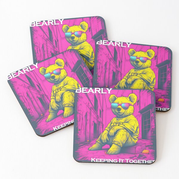 Item preview, Bearly Keeping It Together Groggy Bear designed and sold by photofundz.