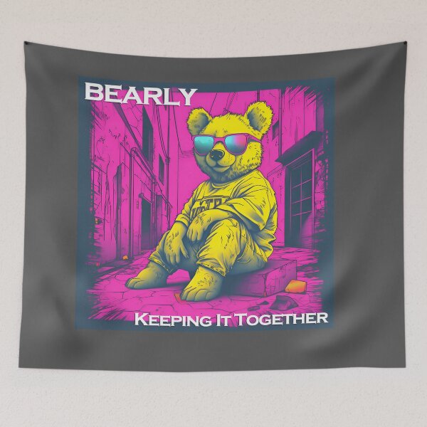Item preview, Bearly Keeping It Together Groggy Bear designed and sold by photofundz.
