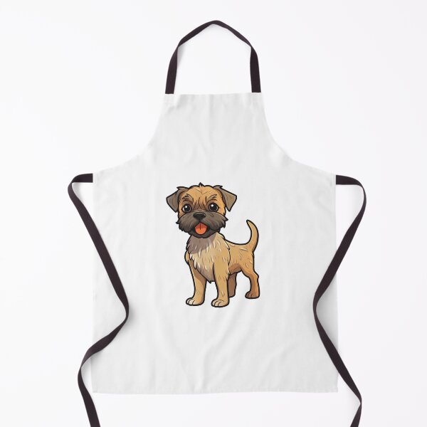 Item preview, Cute Scruffy Cartoon Border Terrier Design for Dog Lovers designed and sold by Stickerpets.