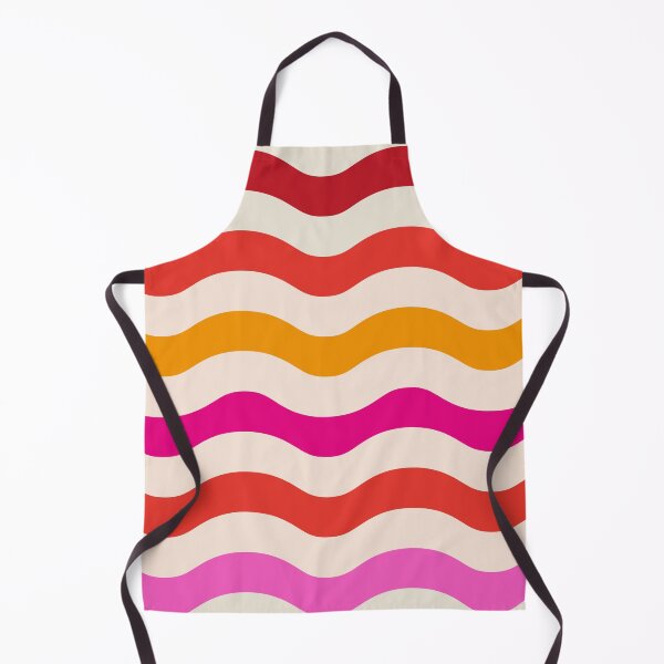 Item preview, Abstract Retro 70s Groovy Waves Pattern in pink and re designed and sold by Yasminepatterns .
