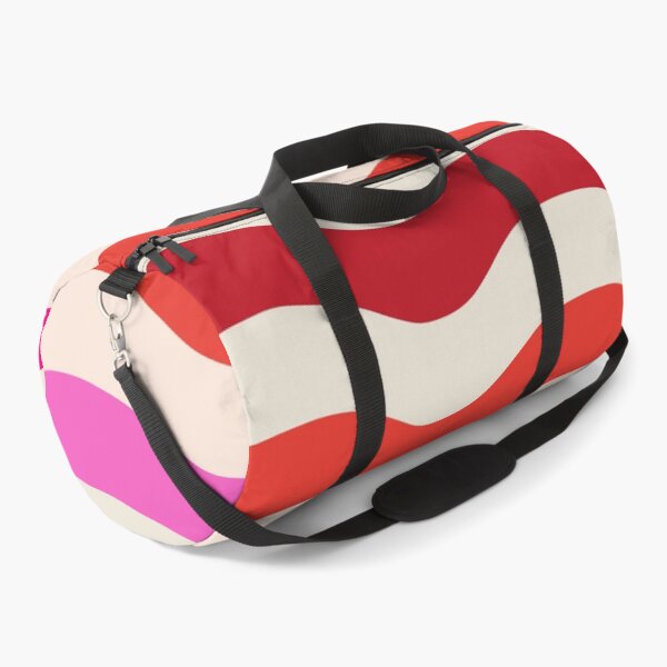 Item preview, Abstract Retro 70s Groovy  Waves Pattern in pink and re  designed and sold by Yasminepatterns .