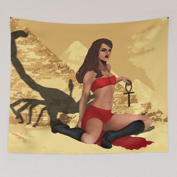 Item preview, Serket, Badass Egyptian Goddess of Magic and Medicine designed and sold by MsPinkDesigns.