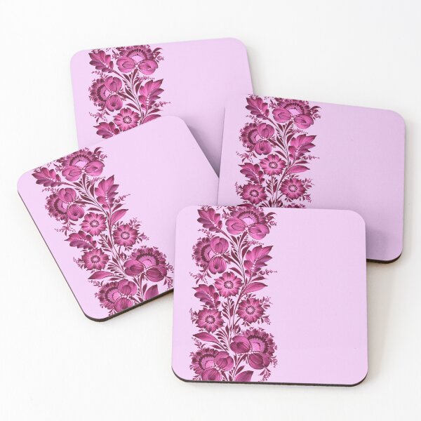 Item preview, purple flowers, branch with flowers, Petrykivsky flower print, print for girls, for printing on things designed and sold by Sunflower-7.