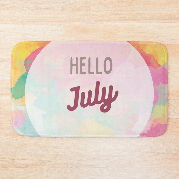Item preview, Hello July - Embrace the Beauty of Summertime with This Refreshing Design designed and sold by magicalshops.