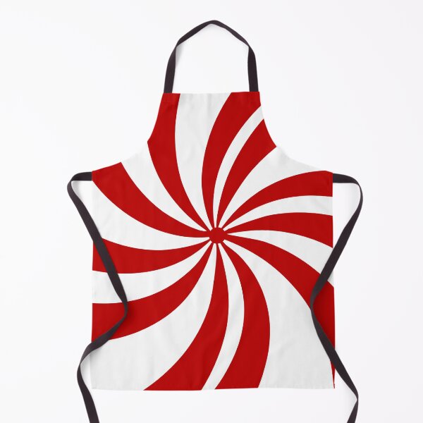 Item preview, ugliest 1980s Merry Xmas red white swirls Christmas Candy Cane  designed and sold by LEILA ART SPACE.