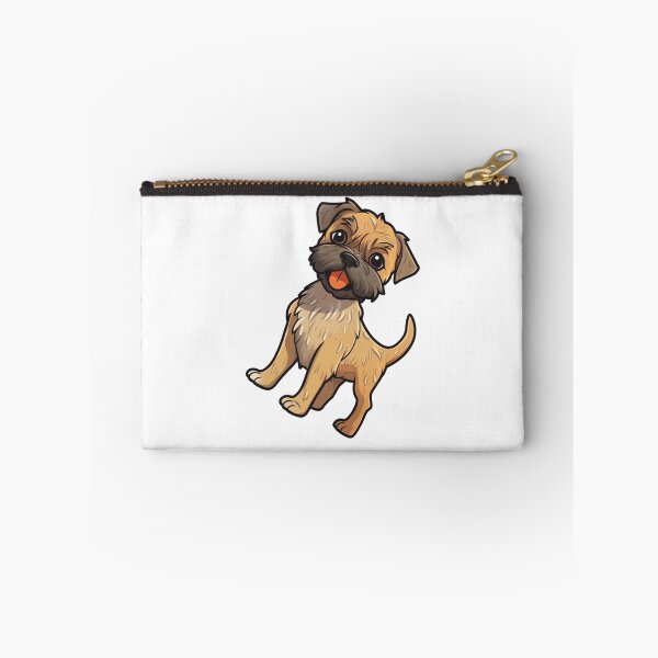 Item preview, Cute Scruffy Cartoon Border Terrier Design for Dog Lovers designed and sold by Stickerpets.