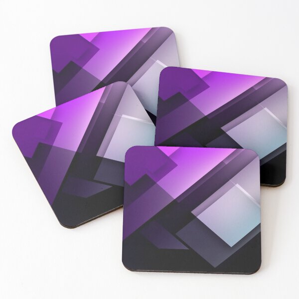 Item preview, Elegant geometric design in purple,white and black  designed and sold by pristinha.
