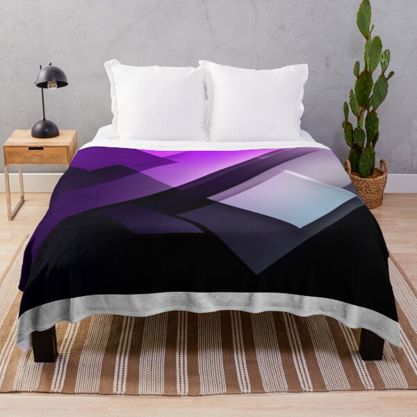 Item preview, Elegant geometric design in purple,white and black designed and sold by pristinha.