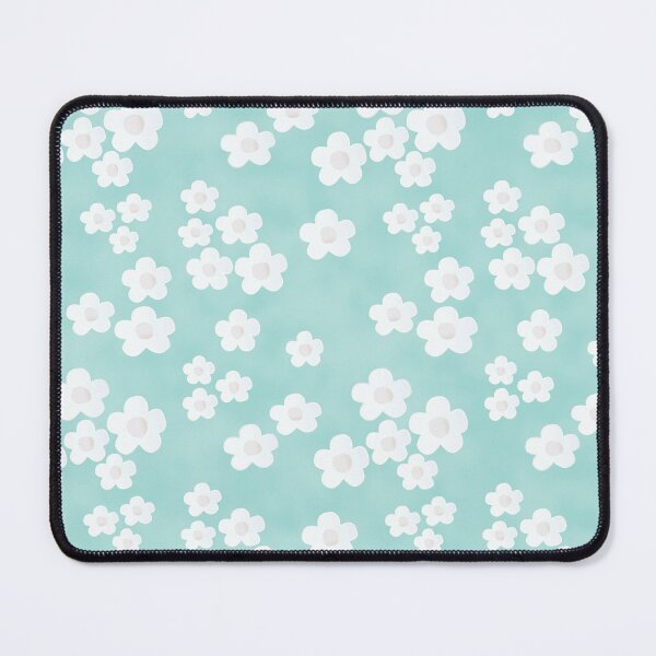 Item preview, Beautiful Fruit Blossoms on Seafoam Watercolor Background Seamless Repeat Pattern designed and sold by MoePark.