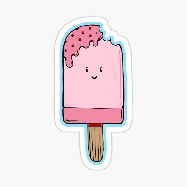 Water ice pattern Sticker
