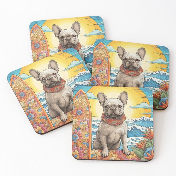 Item preview, French surfer bulldog Hawaii designed and sold by VisionArt88.