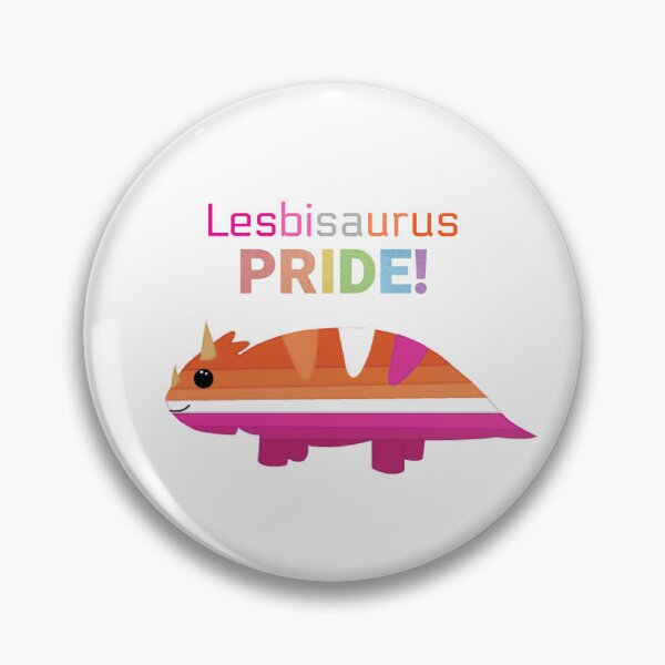 Item preview, Lesbisaurus Pride Lesbian Dinosaur designed and sold by eliana01019.