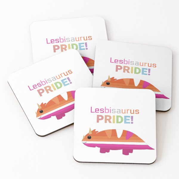 Item preview, Lesbisaurus Pride Lesbian Dinosaur designed and sold by eliana01019.