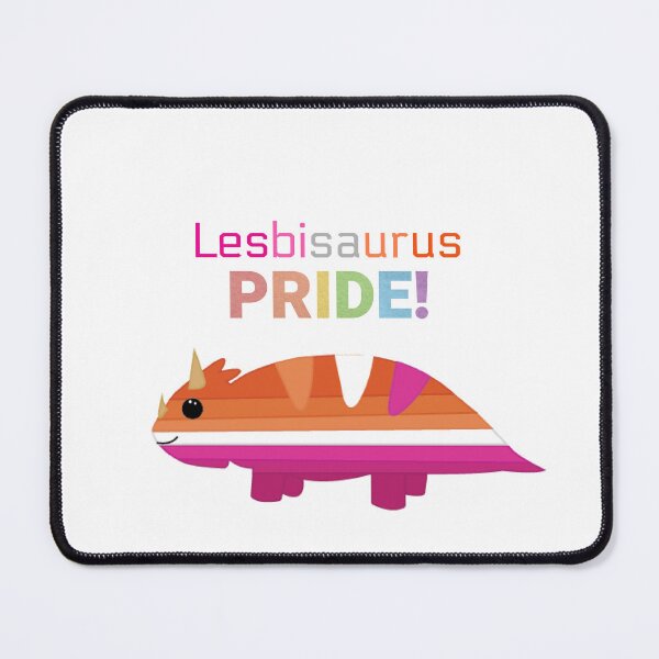 Item preview, Lesbisaurus Pride Lesbian Dinosaur designed and sold by eliana01019.