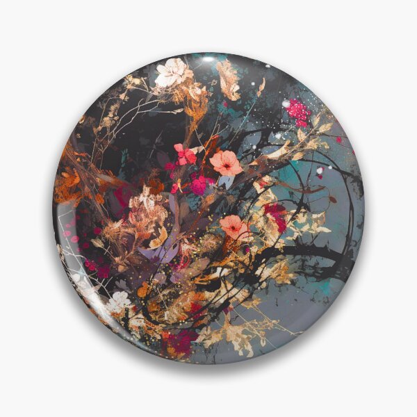 Item preview, Loose oil painting of flowers designed and sold by Kamaloca.