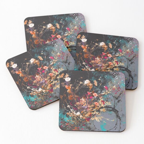 Item preview, Loose oil painting of flowers designed and sold by Kamaloca.