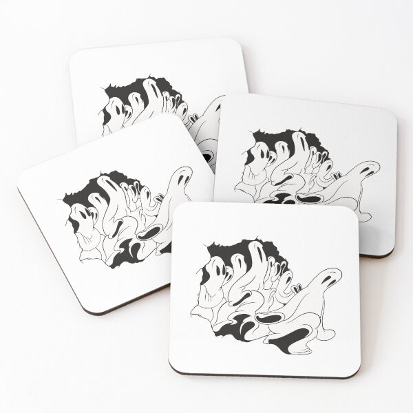 Item preview, Cartoon ghosts designed and sold by liquidsouldes.