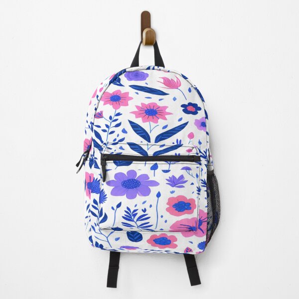 Item preview, pink and blue flower pattern designed and sold by Habet.