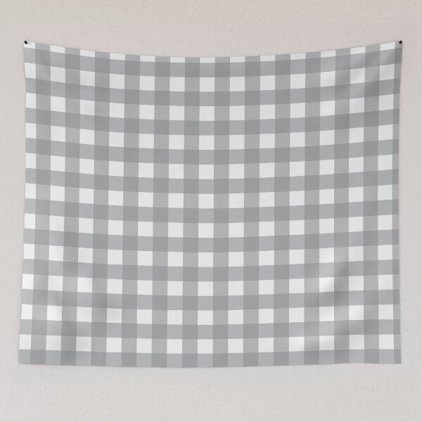 Item preview, Gray and white gingham check  designed and sold by LittleBettyMakes.