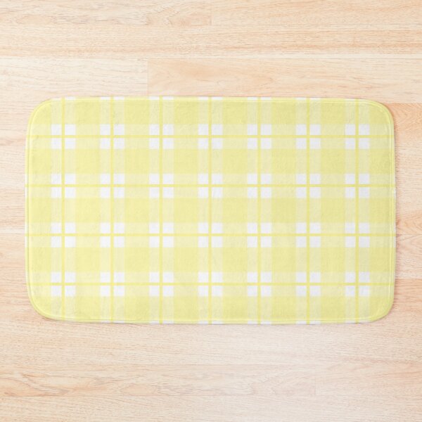 Item preview, Yellow and white gingham plaid check 2 designed and sold by LittleBettyMakes.