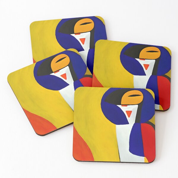 Item preview, Lady with a Hat On, Cubist Art Piece designed and sold by The Bubble 1307.