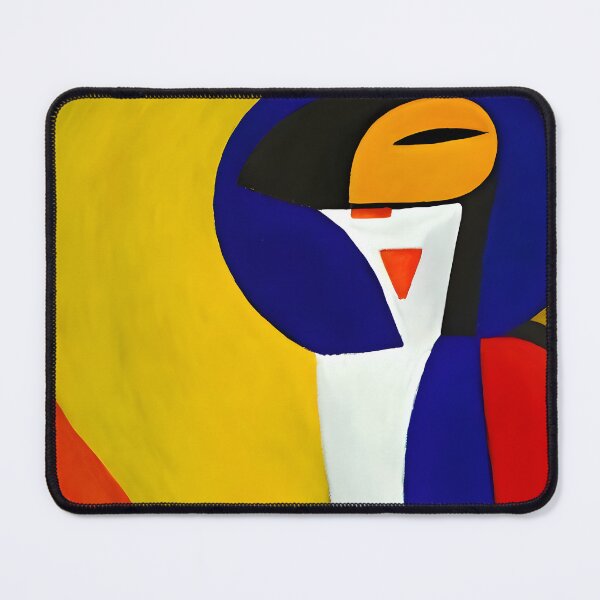 Item preview, Lady with a Hat On, Cubist Art Piece designed and sold by The Bubble 1307.