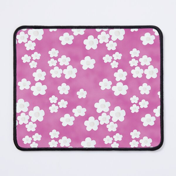 Item preview, Beautiful Fruit Blossoms on Fuchsia Watercolor Background Seamless Repeat Pattern designed and sold by MoePark.