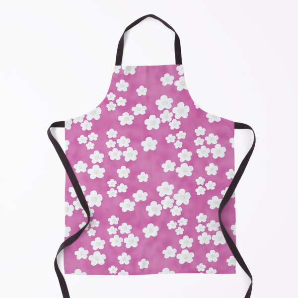 Item preview, Beautiful Fruit Blossoms on Fuchsia Watercolor Background Seamless Repeat Pattern designed and sold by MoePark.