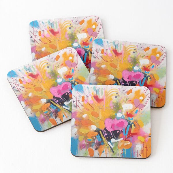 Item preview, Vibrant abstract floral  designed and sold by Kamaloca.