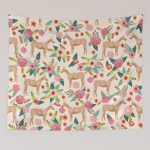 Item preview, Palomino Horse floral farm nature animal horse lovers ponies florals designed and sold by PetFriendly.