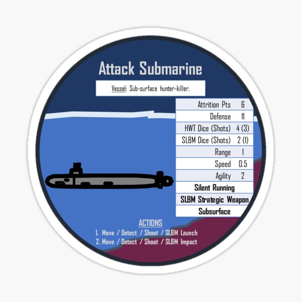 IADS: The Game Attack Submarine" Sticker for Sale by iadsthegame | Redbubble
