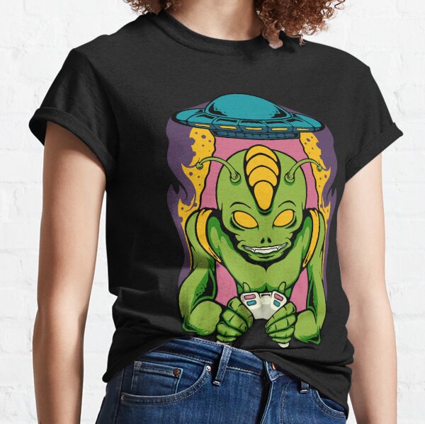 Item preview, Alien Gaming Mascot Illustration designed and sold by Tara Artwork.