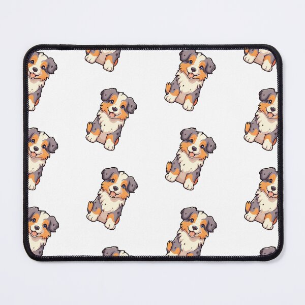 Item preview, Cute Fluffy Australian Shepherd Puppy Design for Dog Lovers designed and sold by Stickerpets.