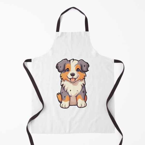 Item preview, Cute Fluffy Australian Shepherd Puppy Design for Dog Lovers designed and sold by Stickerpets.