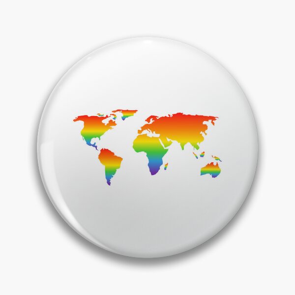 Item preview, Rainbow worldmap designed and sold by Inspirationmotivation.