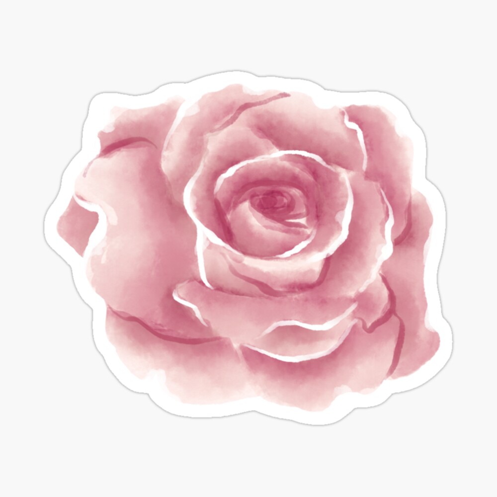 Pink Flower Pattern Sticker for Sale by onlyheba