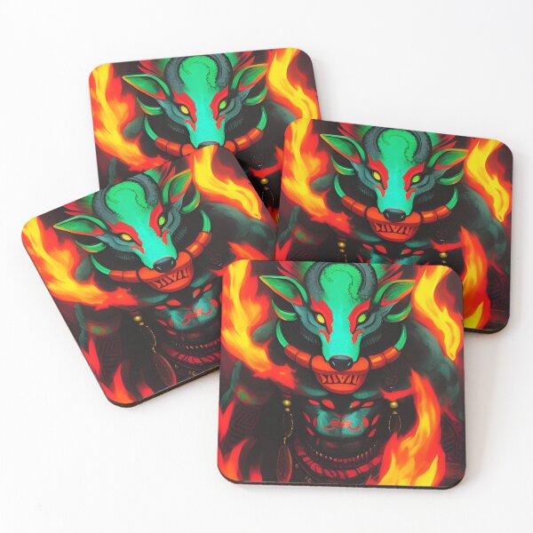 Item preview, Xolotl Aztec god of fire designed and sold by Mayans-art.
