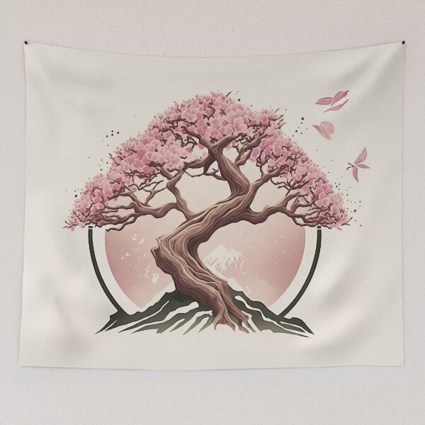Item preview, Pink Cherry Blossom Sakura Tree designed and sold by MythicPrompts.