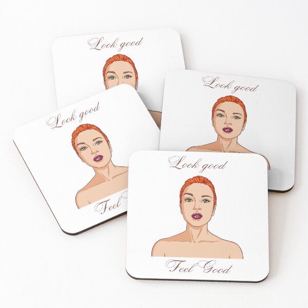 Item preview, Beautiful red head with exquisite make-up. designed and sold by WinnieMae44.