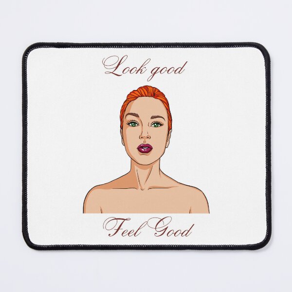 Item preview, Beautiful red head with exquisite make-up. designed and sold by WinnieMae44.