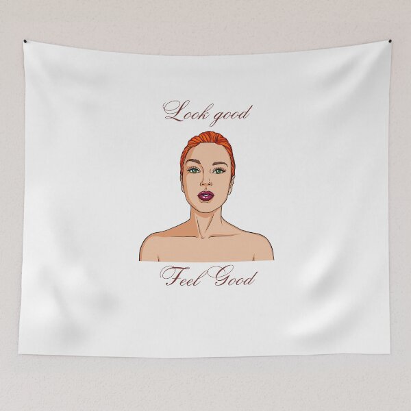 Item preview, Beautiful red head with exquisite make-up. designed and sold by WinnieMae44.