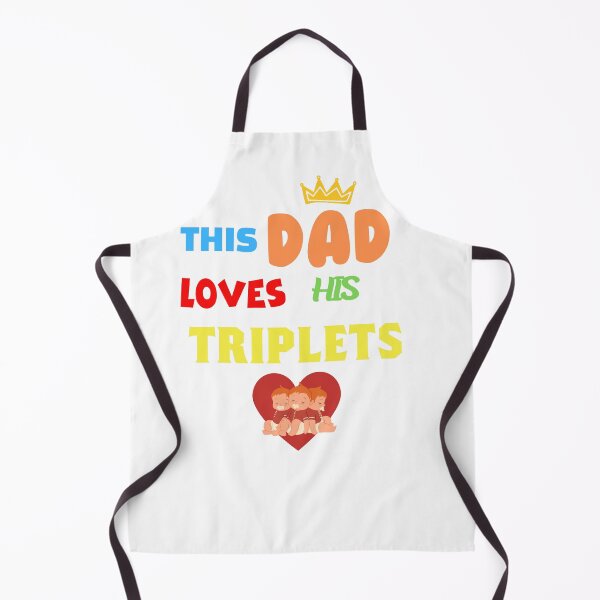 Item preview, THIS DAD LOVES HIS TRIPLETS designed and sold by Shop AR10.