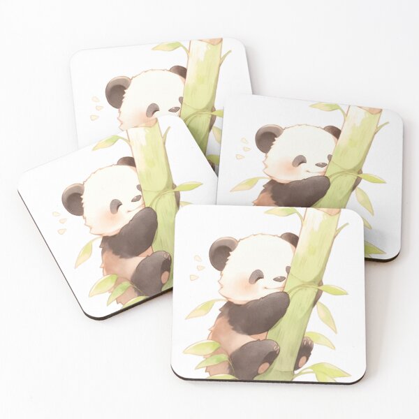 Item preview, National Panda Day | Cute Panda On Bamboo  designed and sold by StickeryPickery.