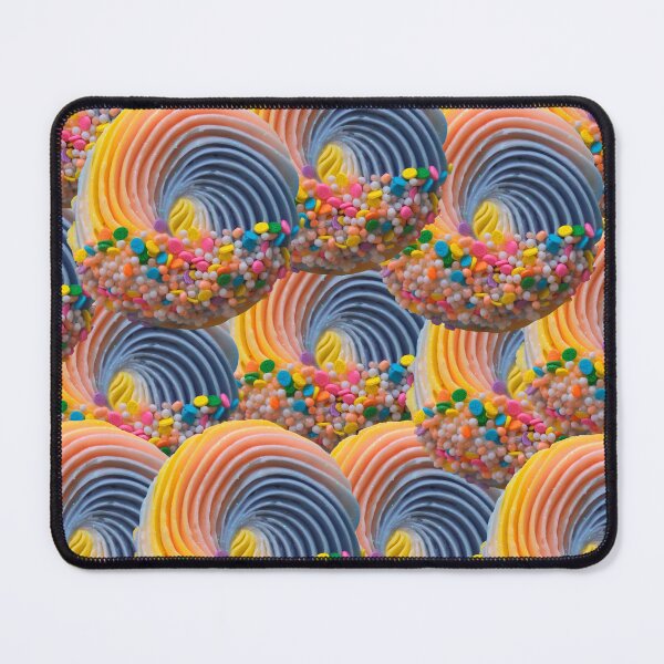 Item preview, Rainbow Sprinkle Dessert Cupcake Pattern designed and sold by Deborah Camp.