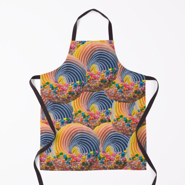 Item preview, Rainbow Sprinkle Dessert Cupcake Pattern designed and sold by Deborah Camp.