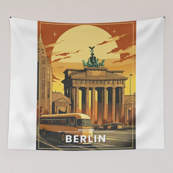 Item preview, Vintage Travel Poster - Berlin, Germany designed and sold by JKs-Prints.