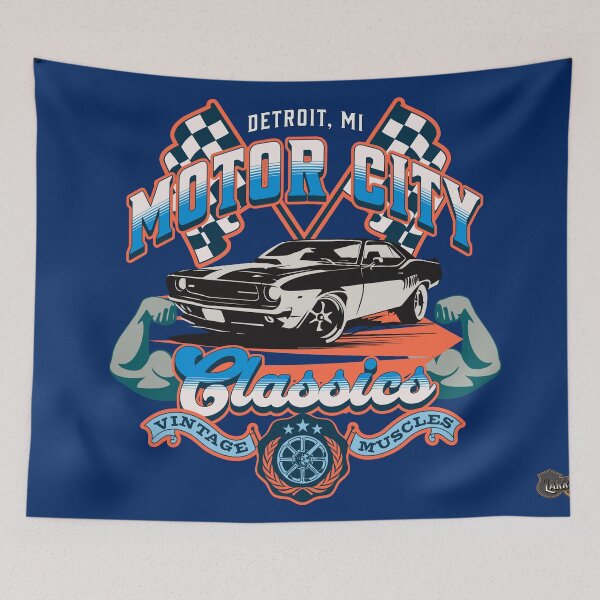 Artikelvorschau, Motor City Classics entworfen und verkauft von Nomadic Spirit Studios.