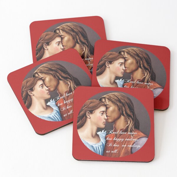 Item preview, Real love never has happy endings. It has no endings at all. designed and sold by Natalia-Vlad.